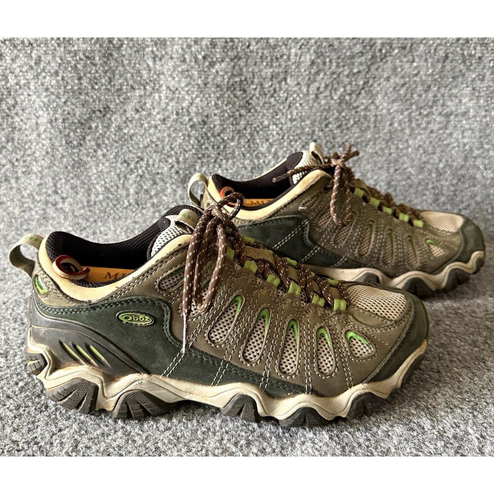 Oboz Sawtooth II Men's Hiking Shoes Gray Lace-Up Low Top Medium Width US 9